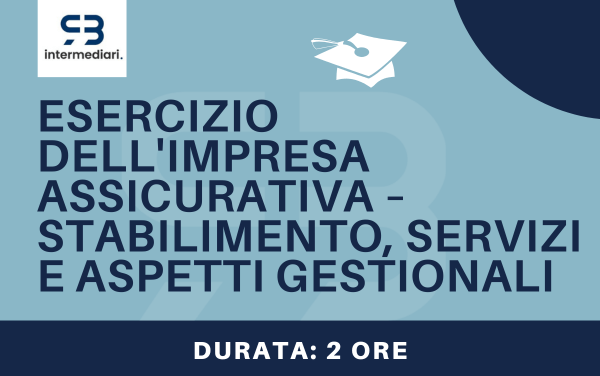 Esercizio dell’impresa assicurativa stabilimento, servizi e aspetti gestionali
